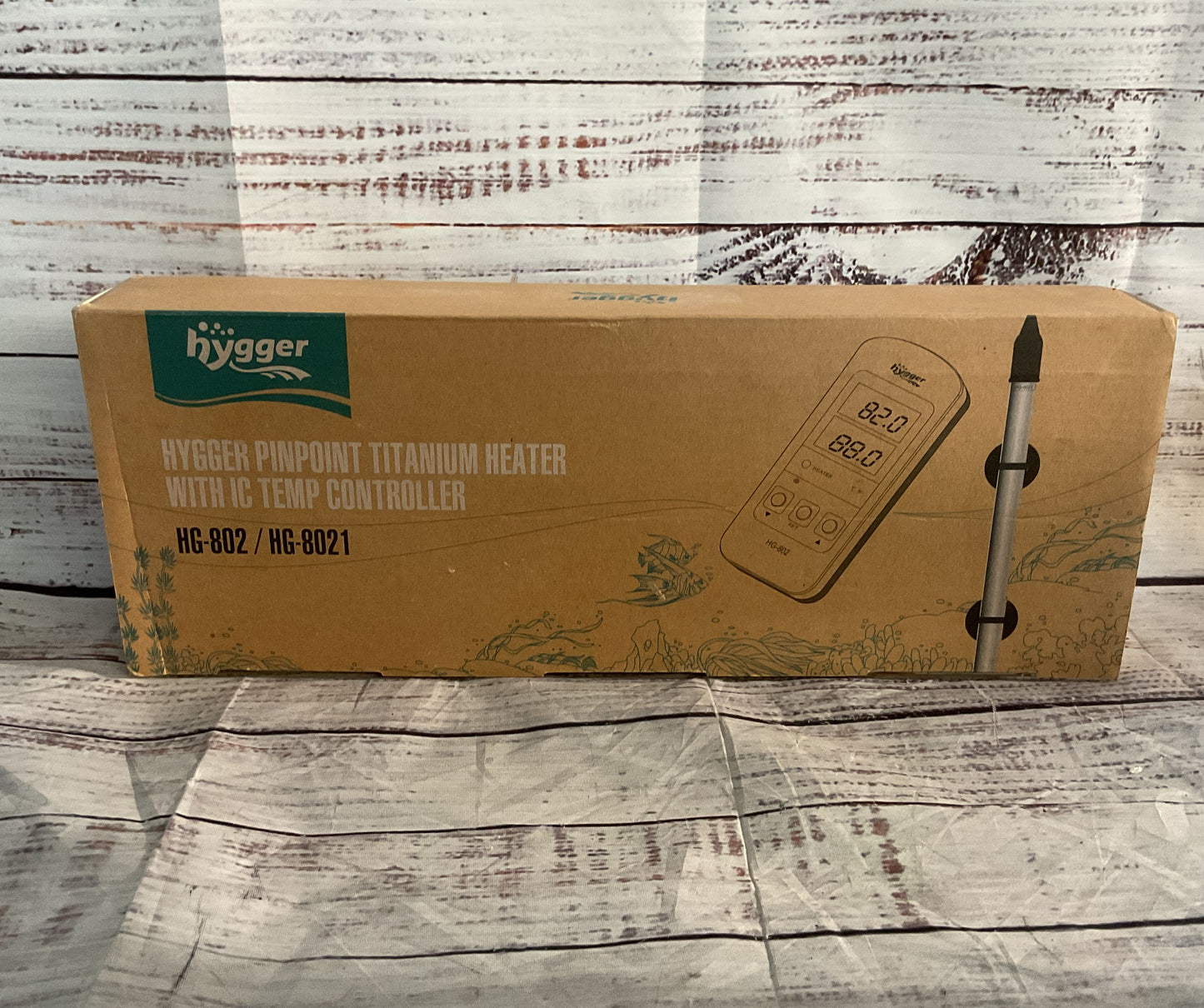 Hygger HG-802 50W Pinpoint Saltwater Aquarium Heater IC Temp Controller