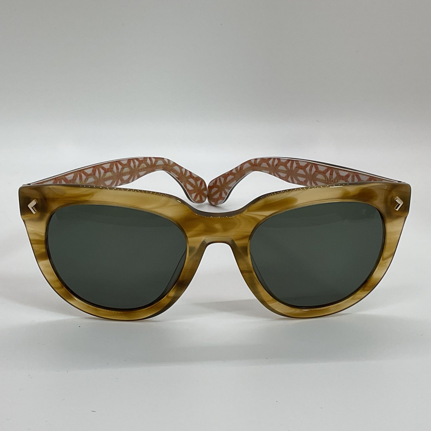 STELLA & DOT Miramar Hello Sunshine Caramel Brown Women's Sunglasses