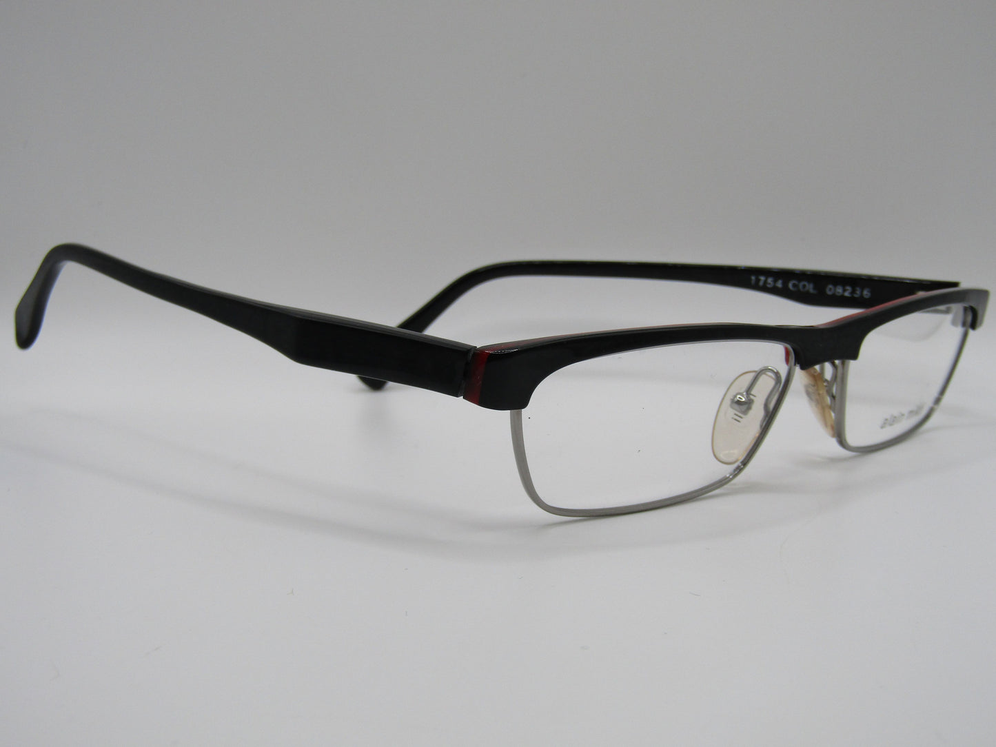 Alain Mikli 1754 Women's Black Slim Rectangular Eyeglasses Made in France