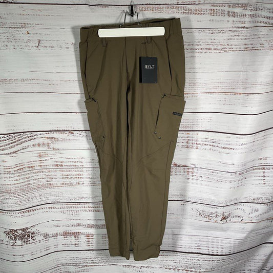 NWT Bylt Dark Taupe Labs Cargo Jogger Pants - Size 31