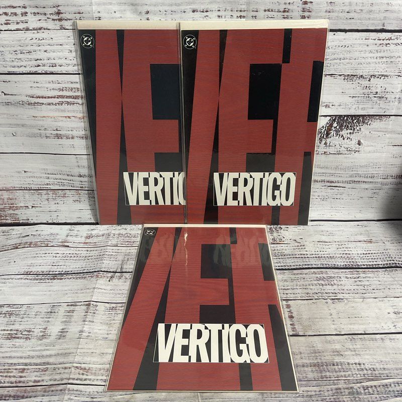 Lot Of 3 Vertigo Sampler #1 Compilation Comic Neil Gaiman DC Ungraded