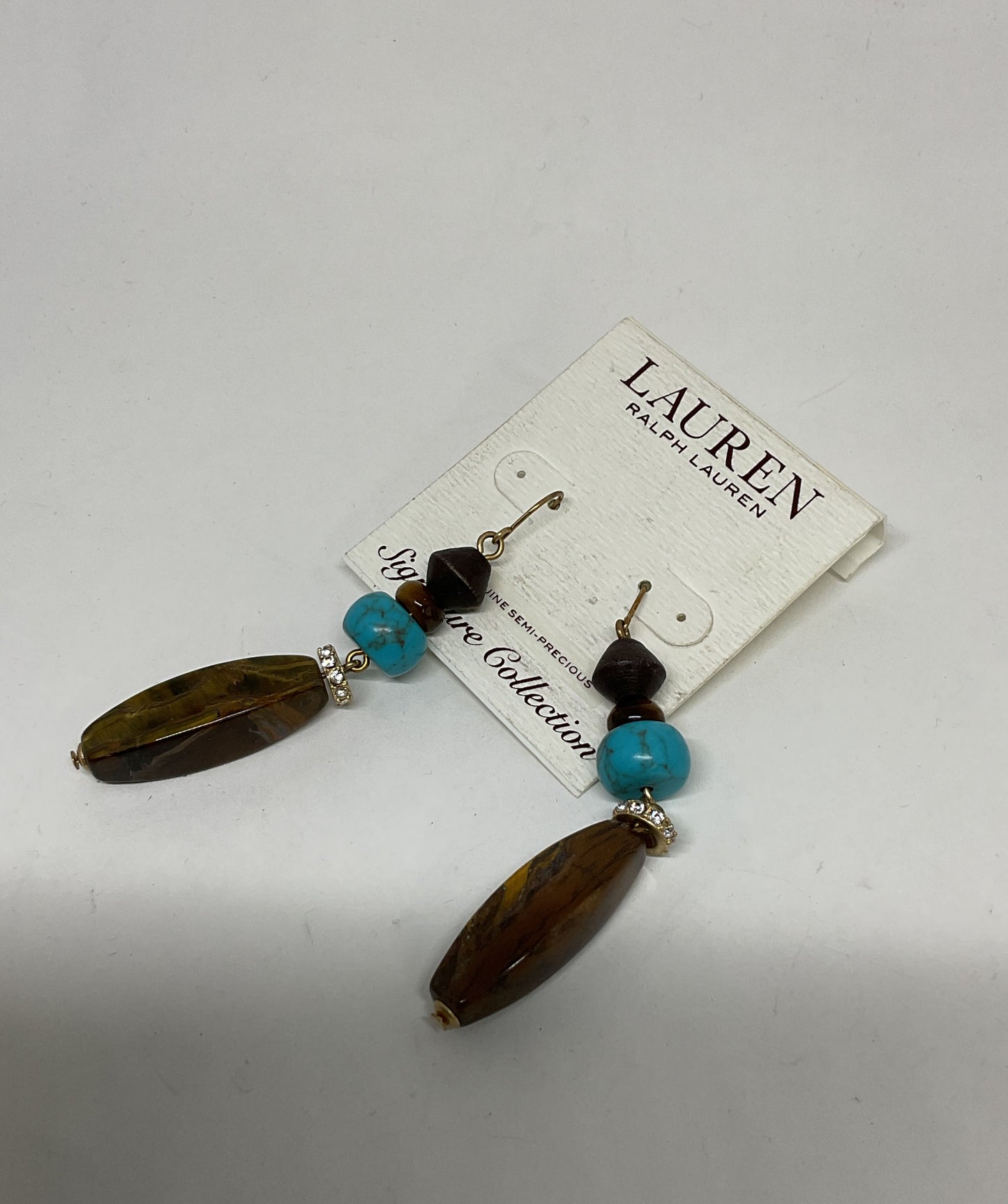 Lauren Ralph Lauren Signature Collection Semi Precious Drop Earrings