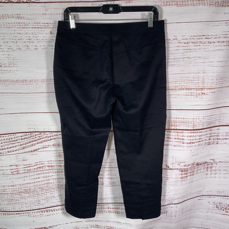 Giambattista Valli Black Cotton Cropped Dress Pants - Size 28