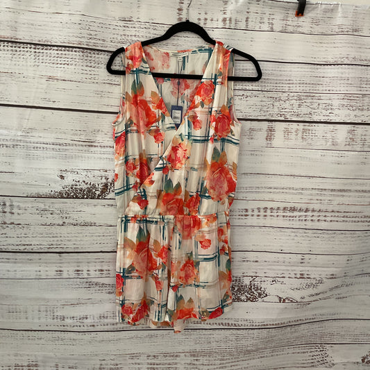 Rebecca Minkoff Mara White Floral Print Silk Romper Jumpsuit - Size 6 New