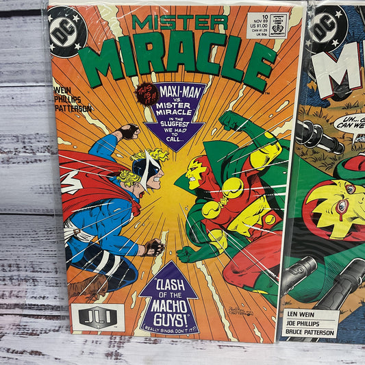 Mister Miracle Issues 10,11,12,18 Marvel Comics 1989 Lot Of 4 Comics