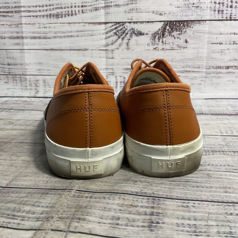 HUF Cromer Brown Leather Sneaker Men's 8.5 US