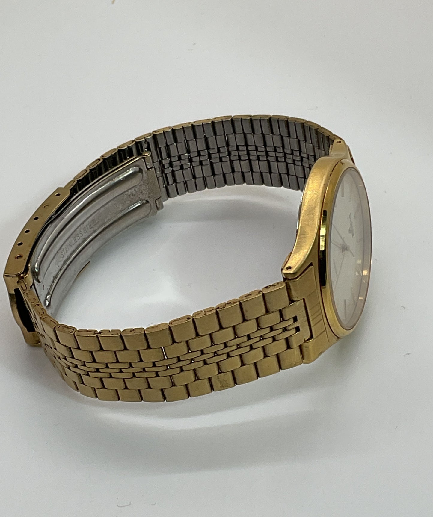 VTG. PULSAR Y551-8019 Gold Tone Quartz Men's Watch- NEEDS BATTERY