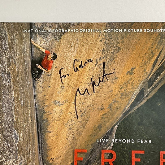 Free Solo Full Soundtrack 2 Disk Vinyl LP (Signed By Composer Marco Beltrami)