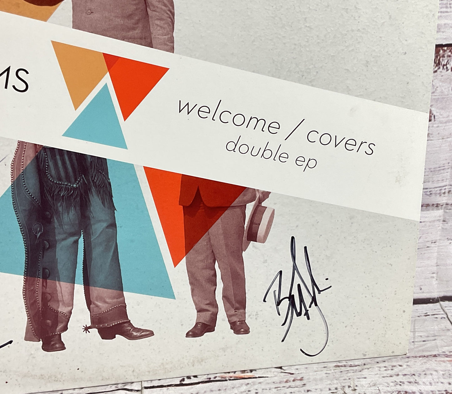 Welshly Arms Welcome/Covers Double EP Autographed Vinyl