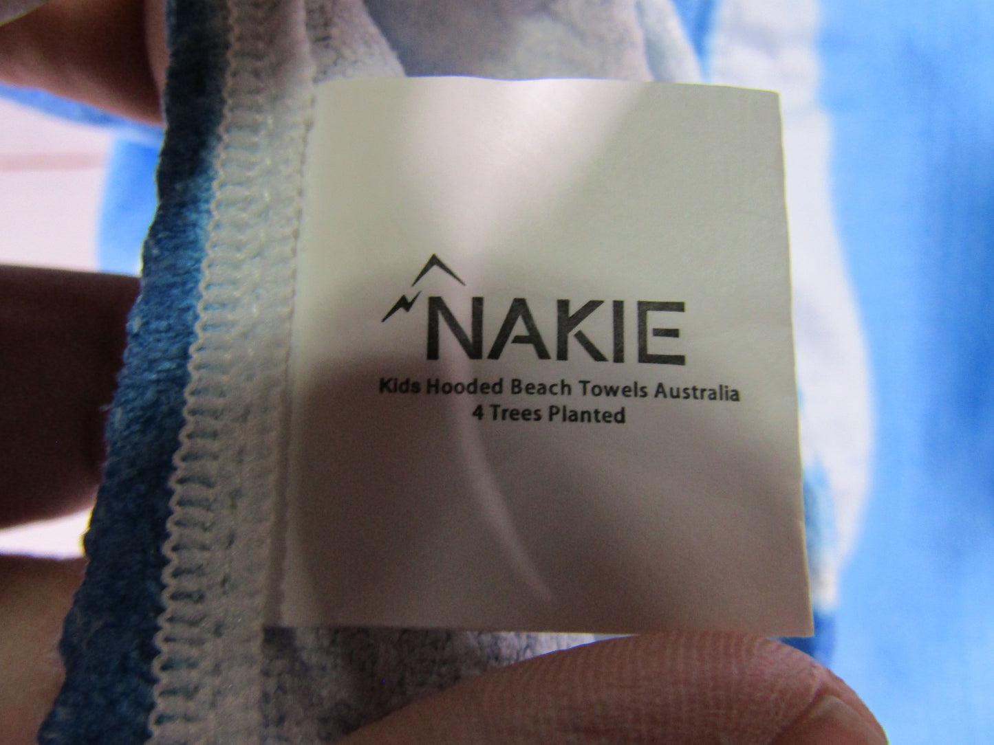 Nakie Ocean Breeze Hooded Towel Toddlers 1-3 Years Old