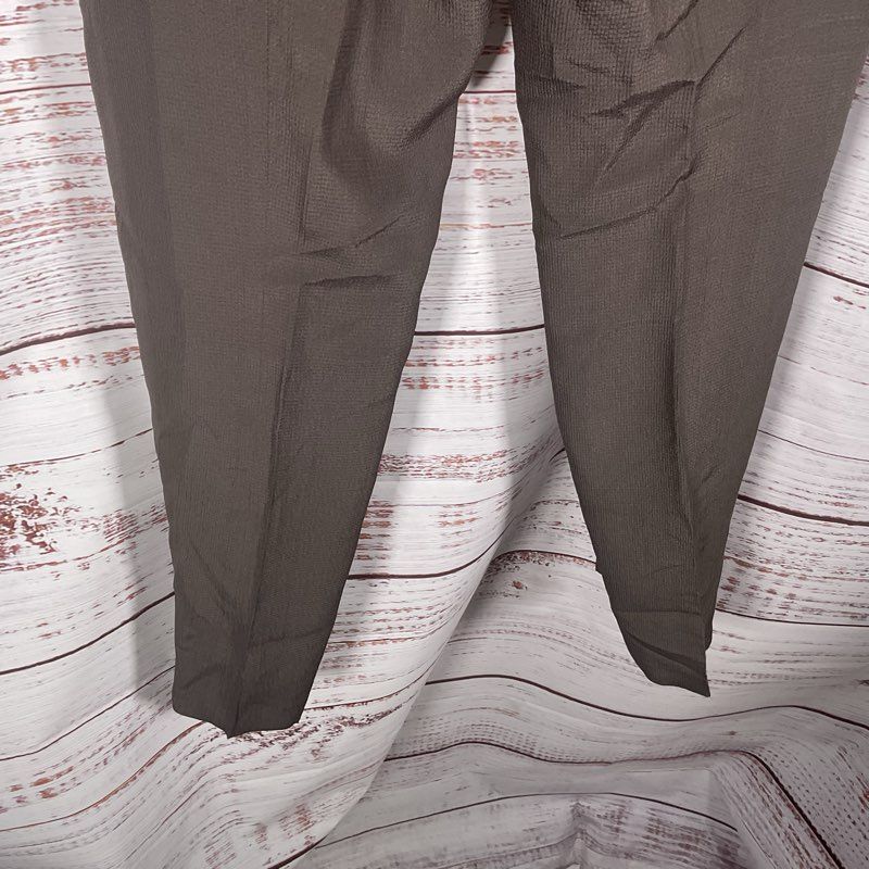 Giorgio Armani Black Label 100% Silk Taupe Shawl Lapel 2 pc. Suit *Read Desc"
