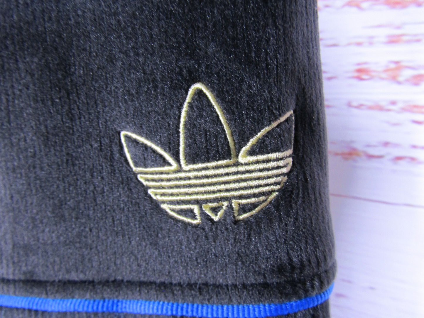 adidas Tyshawn Men's Black Velour Track Pants Size XS HN1843
