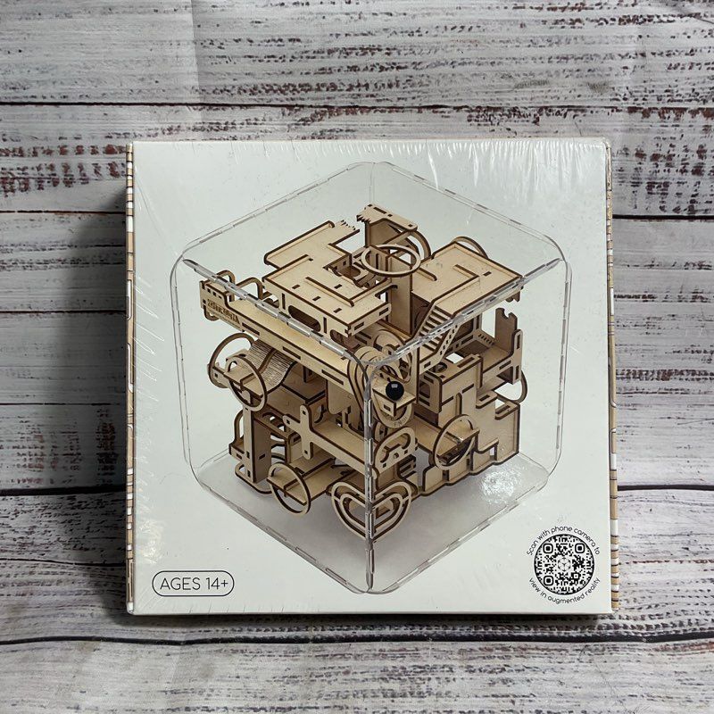 Intrism Pro 3d Wooden Marble Maze Puzzle Assembly Kit Sealed