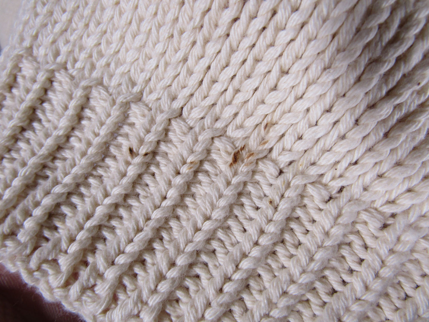 Vintage Mad Joy Collection Women's White Knit Sweater Size L