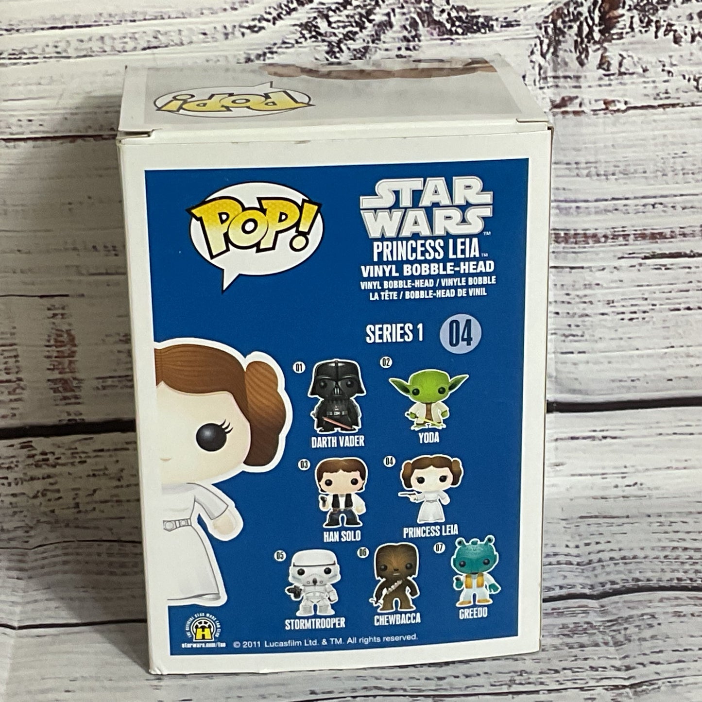 FUNKO POP Star Wars Princess Leia Bubblehead #04