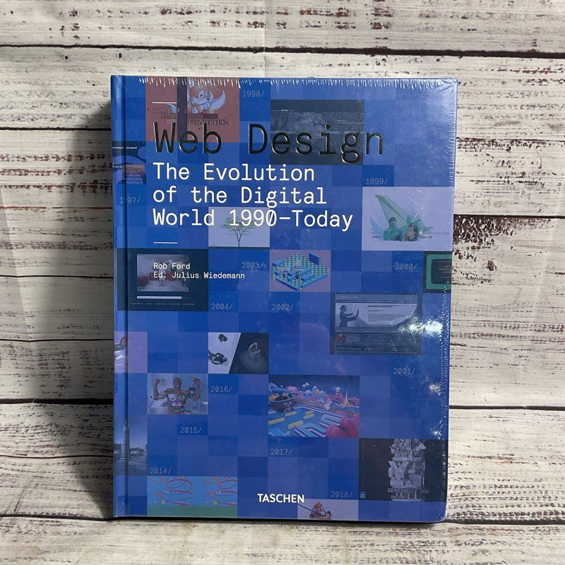 Taschen Web Design: The Evolution Of The Digital World 1990 Today Hardcover Book