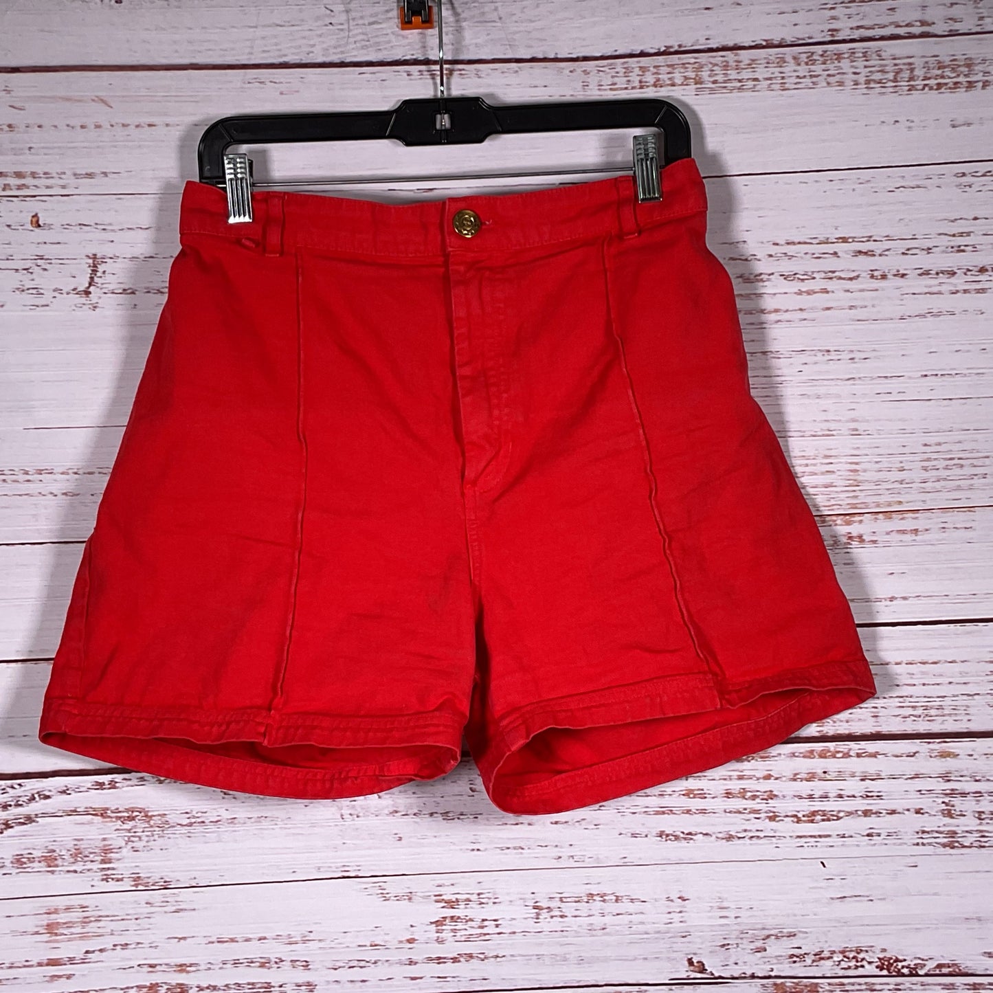 BIG BUD PRESS Western Pants Cotton Red Shorts- SZ M