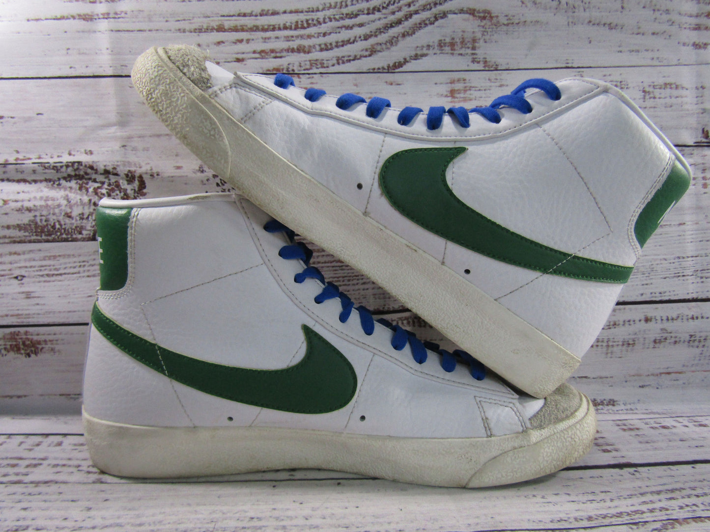 Nike Blazer '77 Men's Vintage Pine Green Mid-Top Sneakers Size 9.5 BQ6806-115