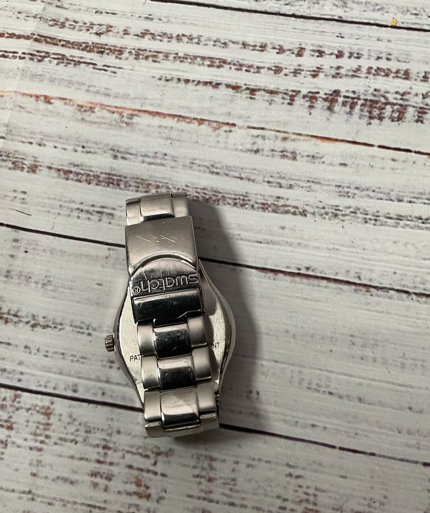 SWATCH Irony Stainless Steel Swiss Made one Jewel Watch