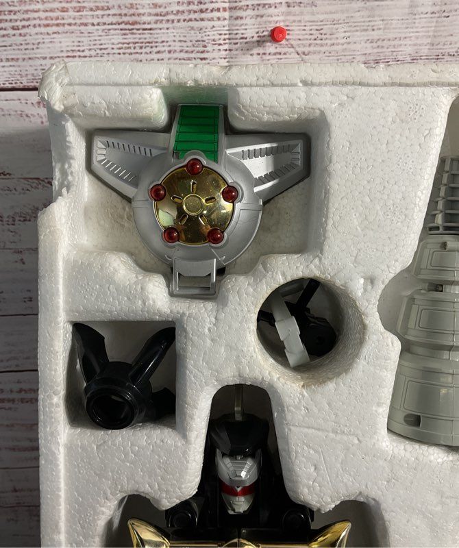 Dragonzord 2270 Mighty Morphin Power Rangers Green 1993 Signed Box Vintage