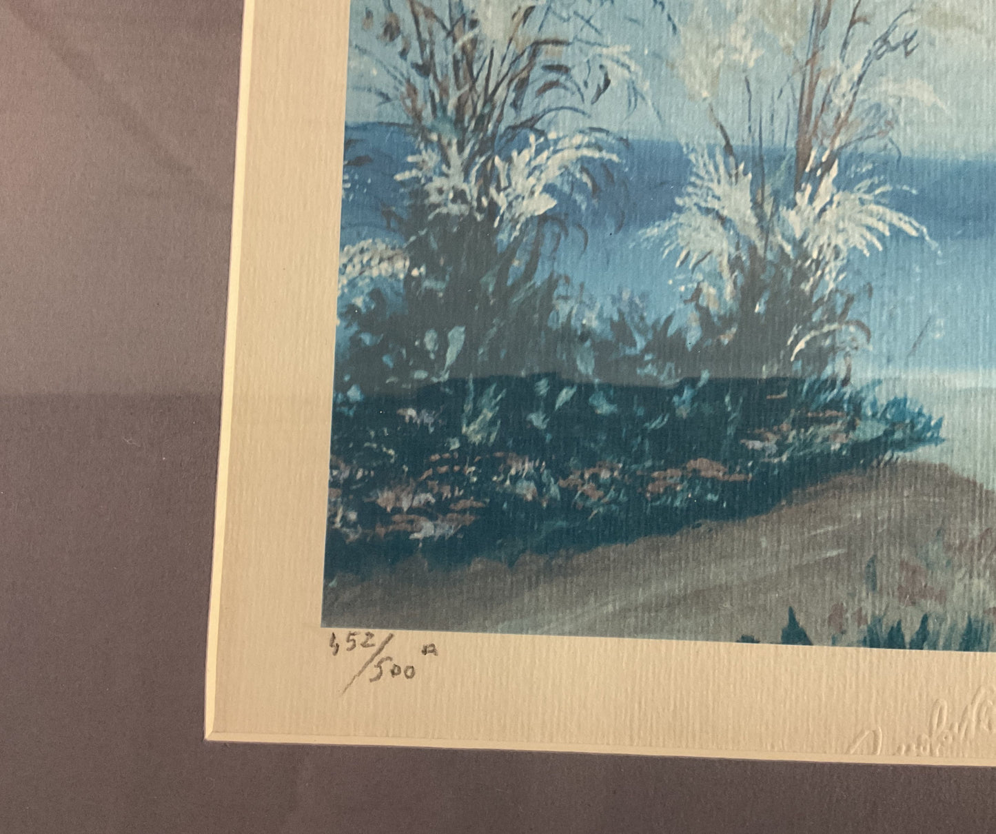 View of a Lakeside 452/500 Signed Print