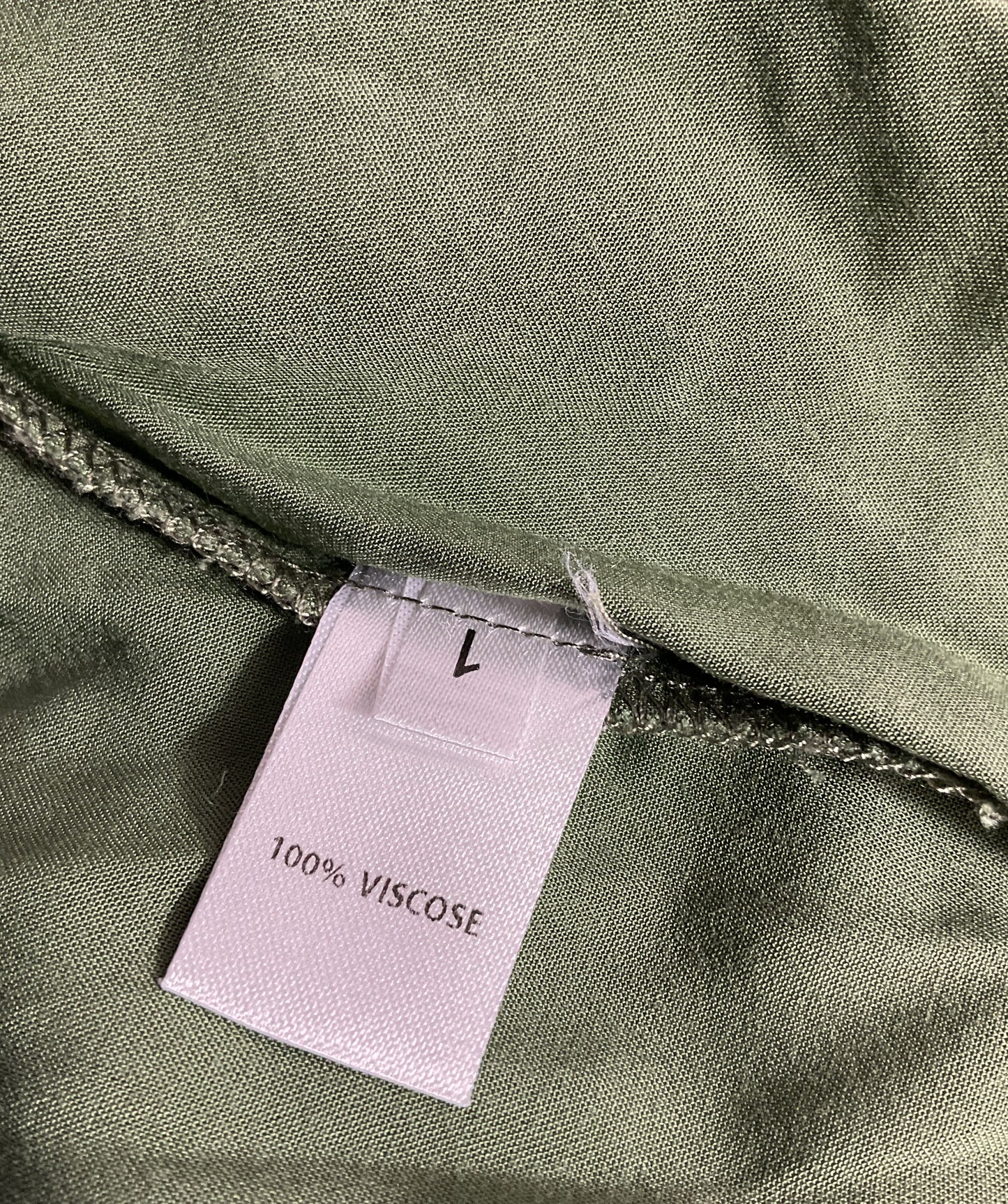 Sophie DeLoudi Wrap Cube Poncho Cover Up Dress Green OS