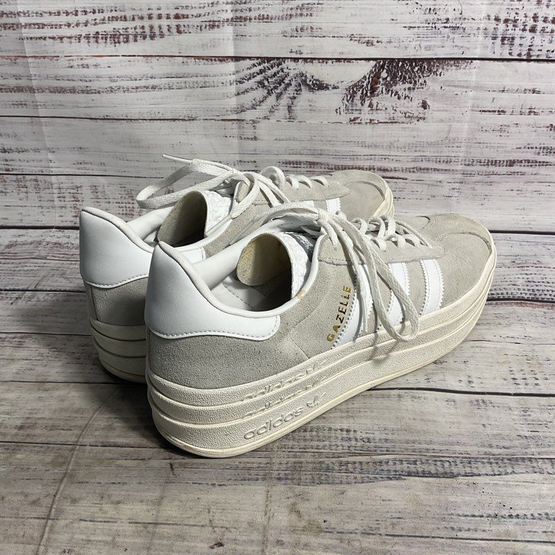 Adidas Gazelle Platform Grey Suede Sneaker Women's 9.5 US