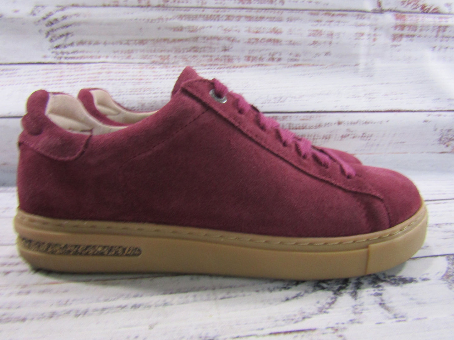 Birkenstock Bend Low Women's Zinfandel Suede Sneakers Size 7