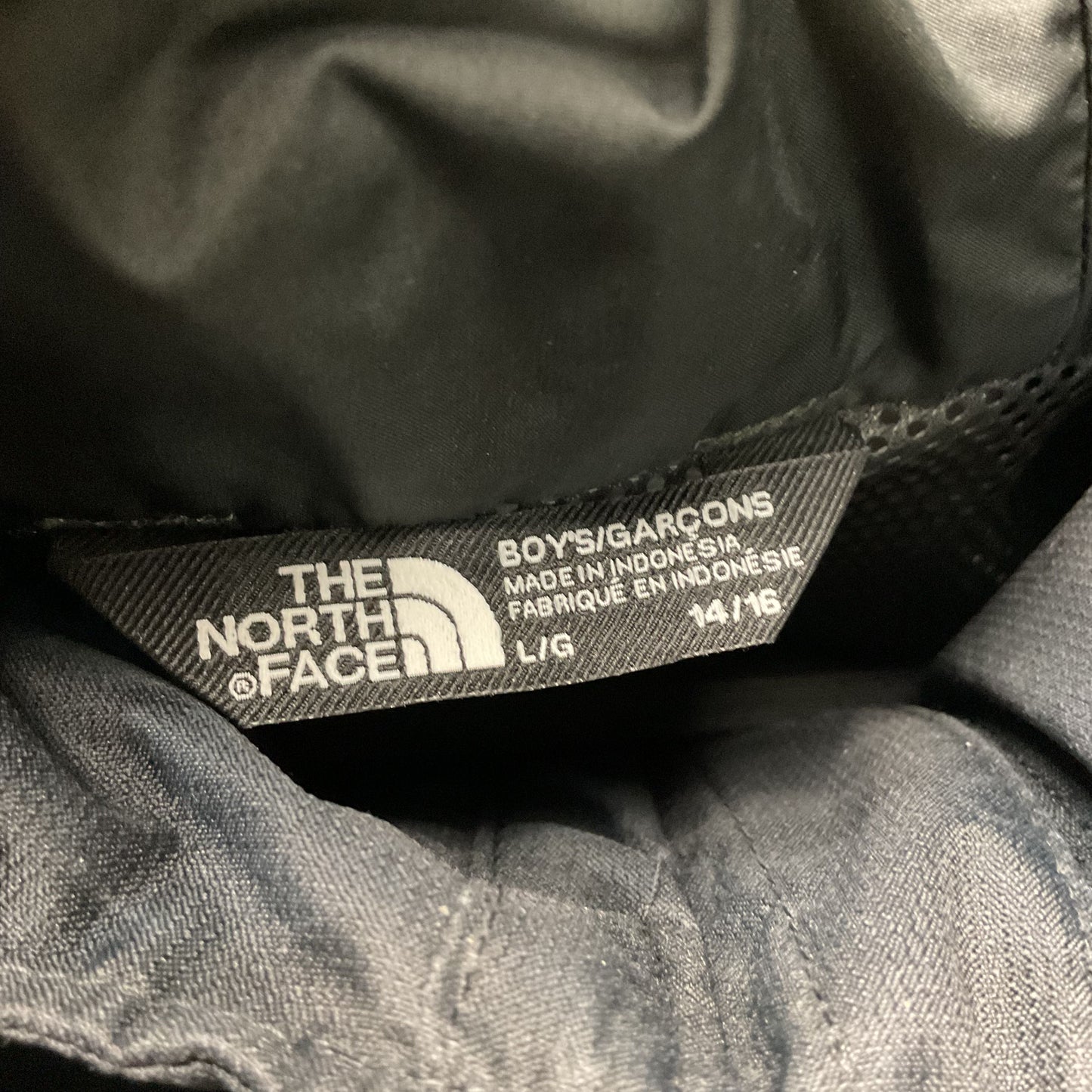 The North Face Black Grey Dryvent Jacket - Size Boys L 14-16