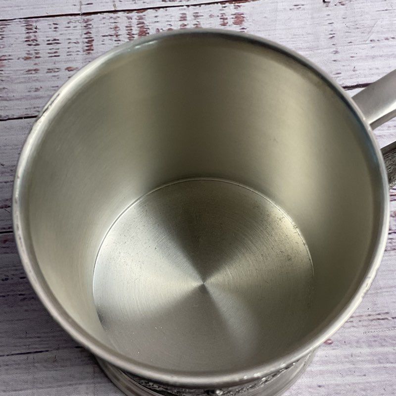 Royal Selangor Malaysia 5" Parrot Handle Pewter Mug & Coaster Set