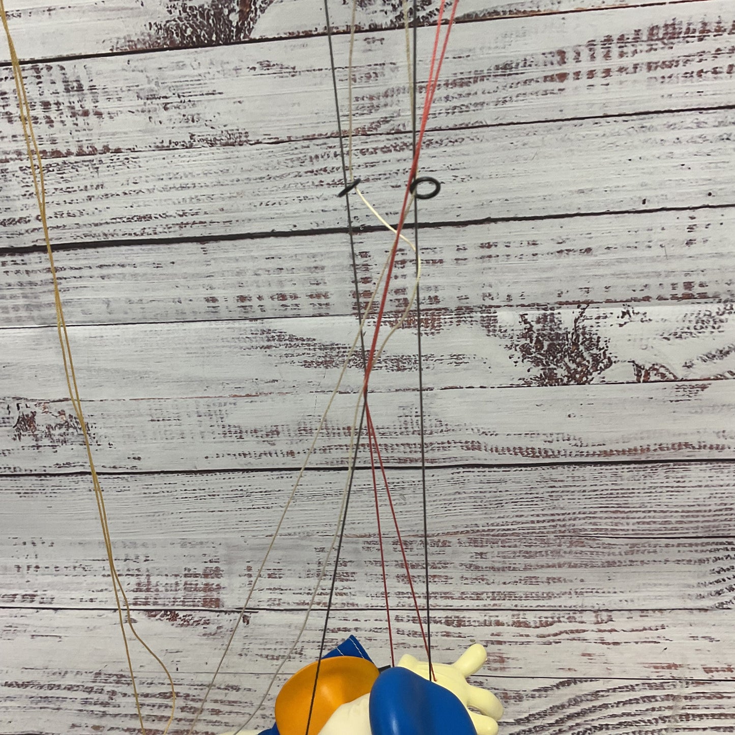 Walt Disney Production Donald Duck Plastic Marionette Puppet 1977 9"