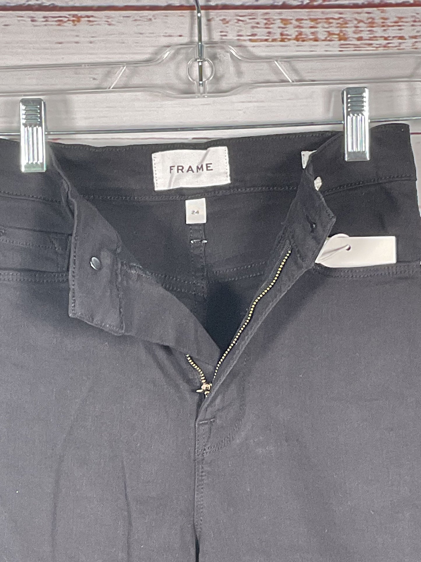 Frame Black Ali High Rise Skinny Jeans - Size 24