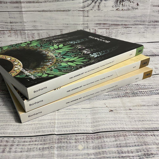 Lot of 3 Bonham Fine Japanese Art Auction Catalogues (11/16, 5/17, 11/17)