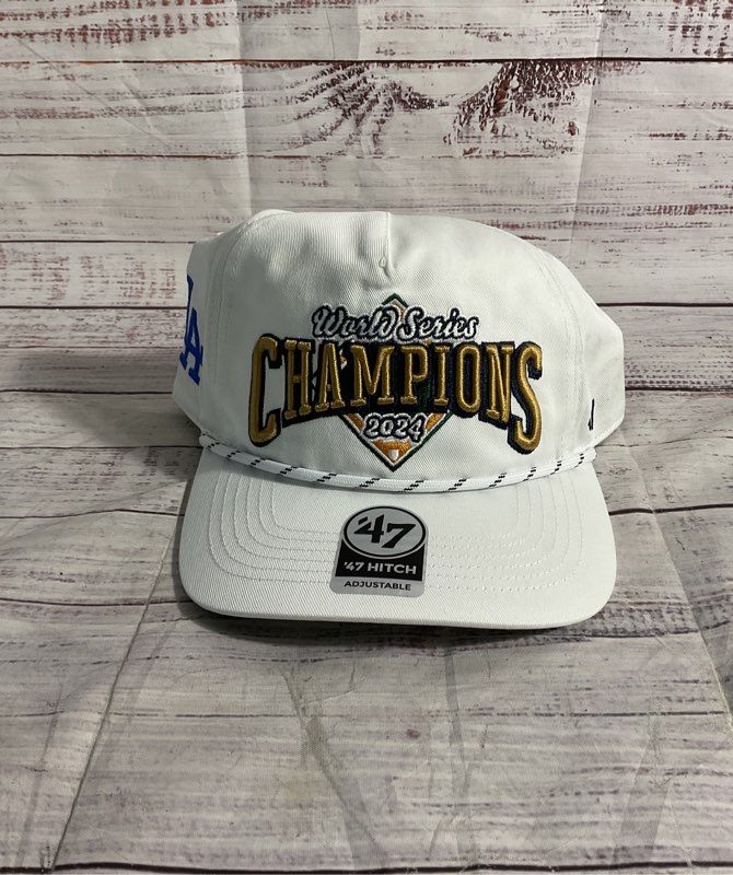 Los Angeles Dodgers 2024 World Series Champions '47 Hitch Adjustable Snapback
