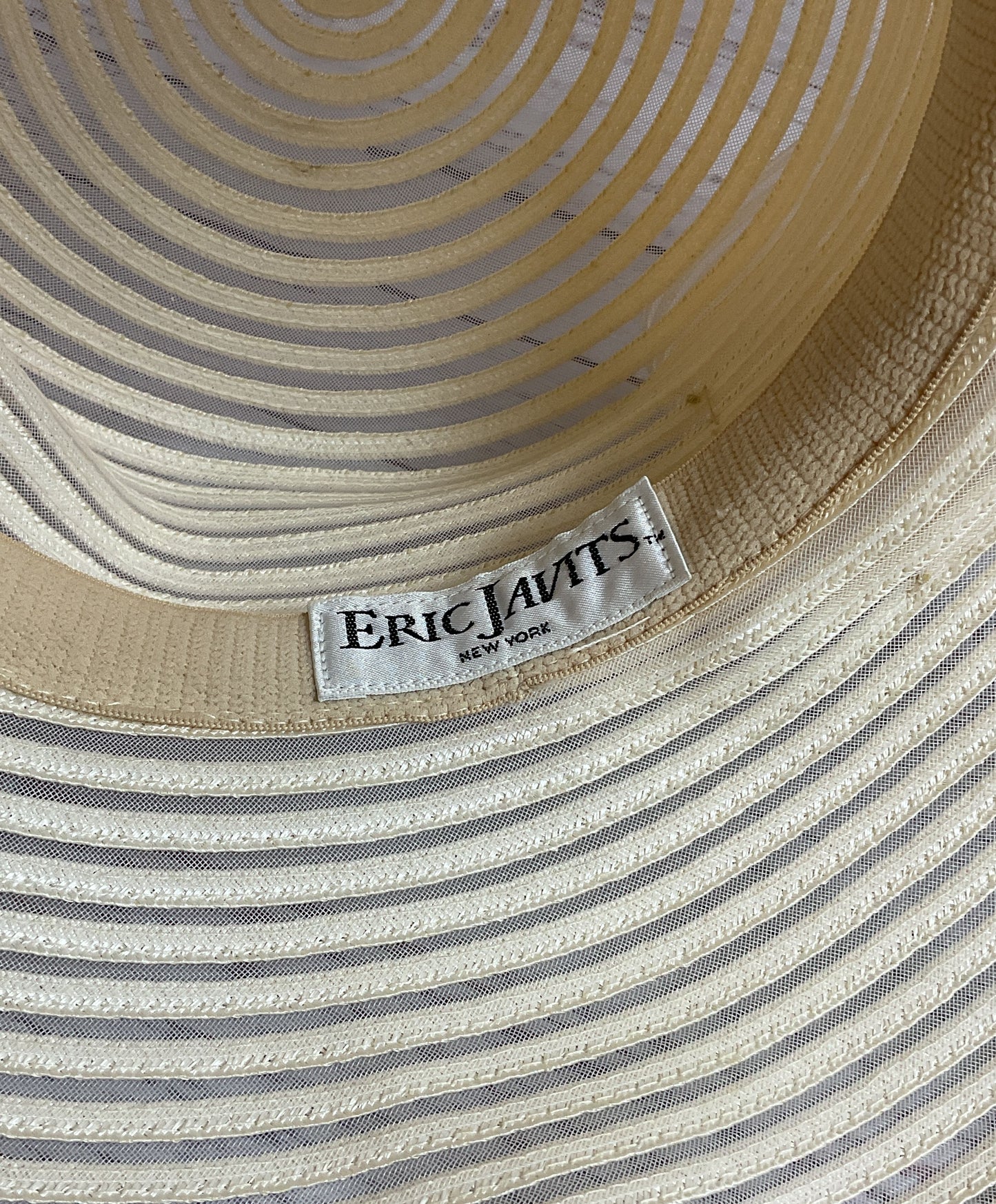Gorgeous Eric Jarvis Cream Derby Hat - Size 7"
