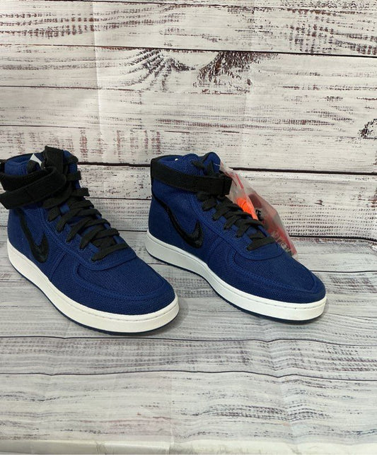 NWOB Unisex Nike X Stussy Vandal High Trainers Deep Royal Blue Sneaker Size 6