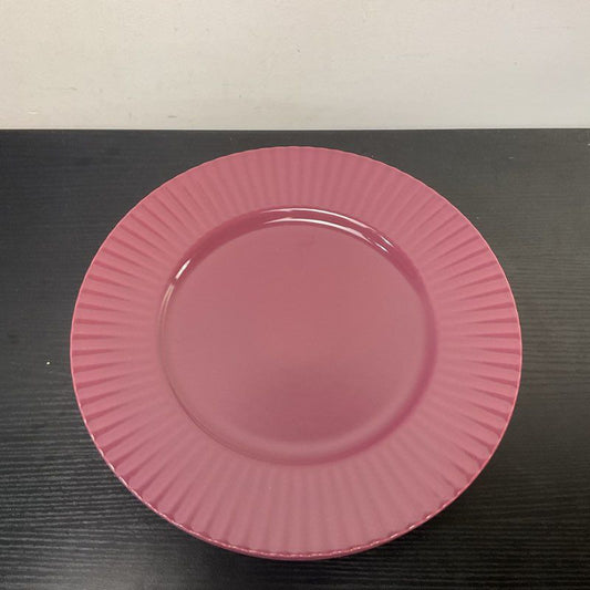 Mikasa Potpourri Fs100 Heather Purple Burgundy Dinner Plate 11" set of 4
