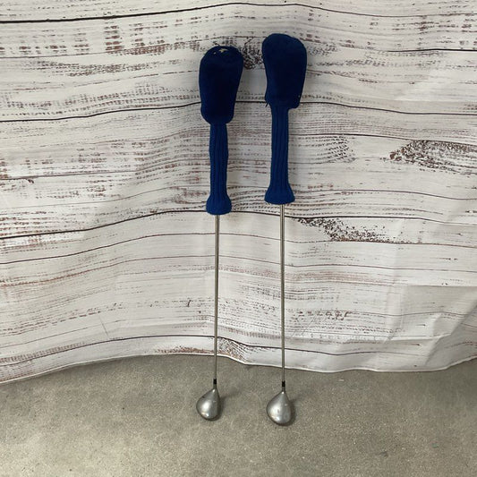 Lot of 2 Tour Model O/S Professional Tour Golf Club 1 and 3 Woods w/ Covers