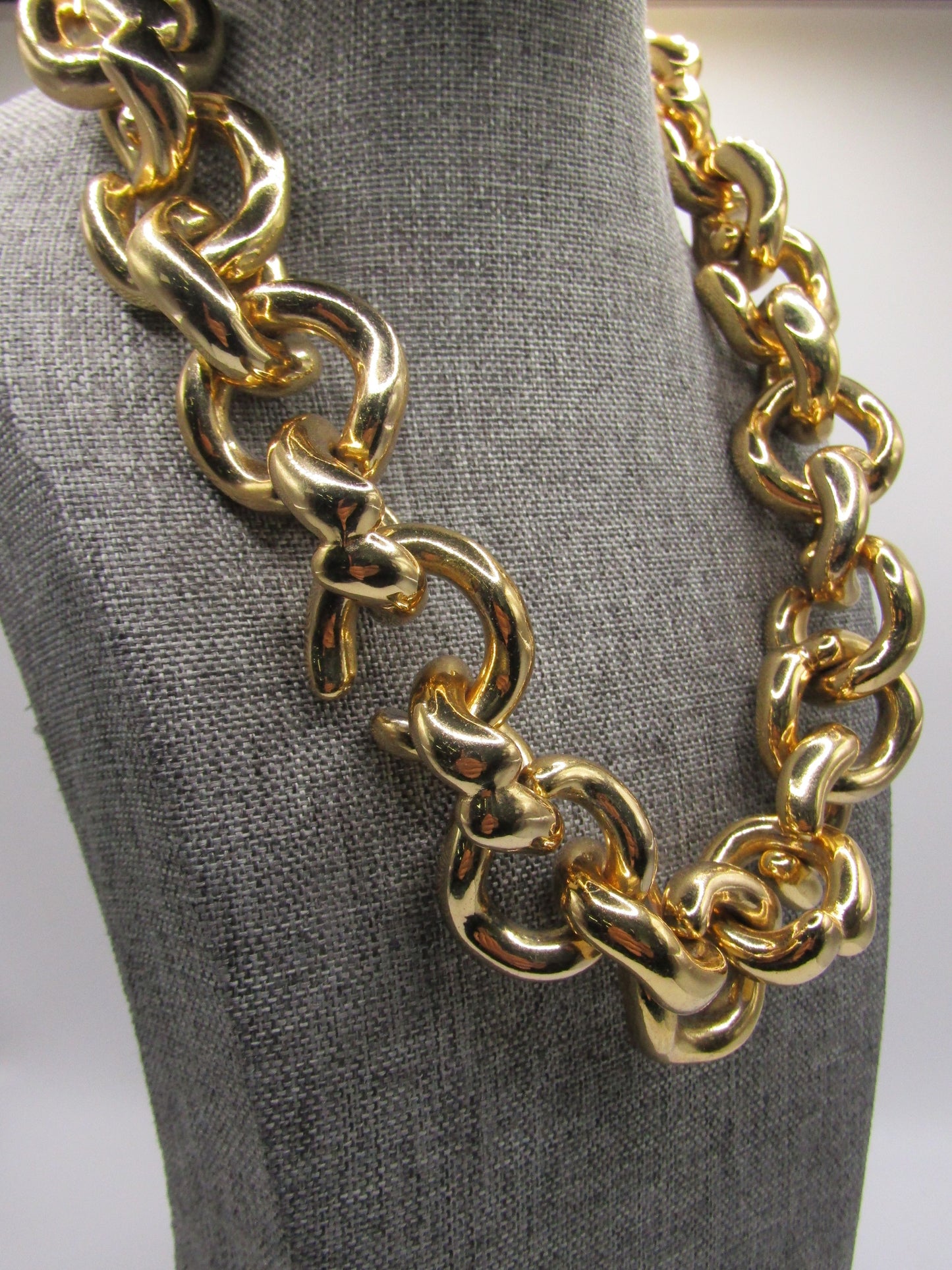 J. Crew Chunky Gold Plated Chain Link Necklace