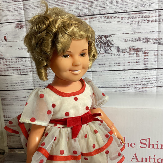 VTG. THE DANBURY MINT Shirley Temple Antique Doll- 16"