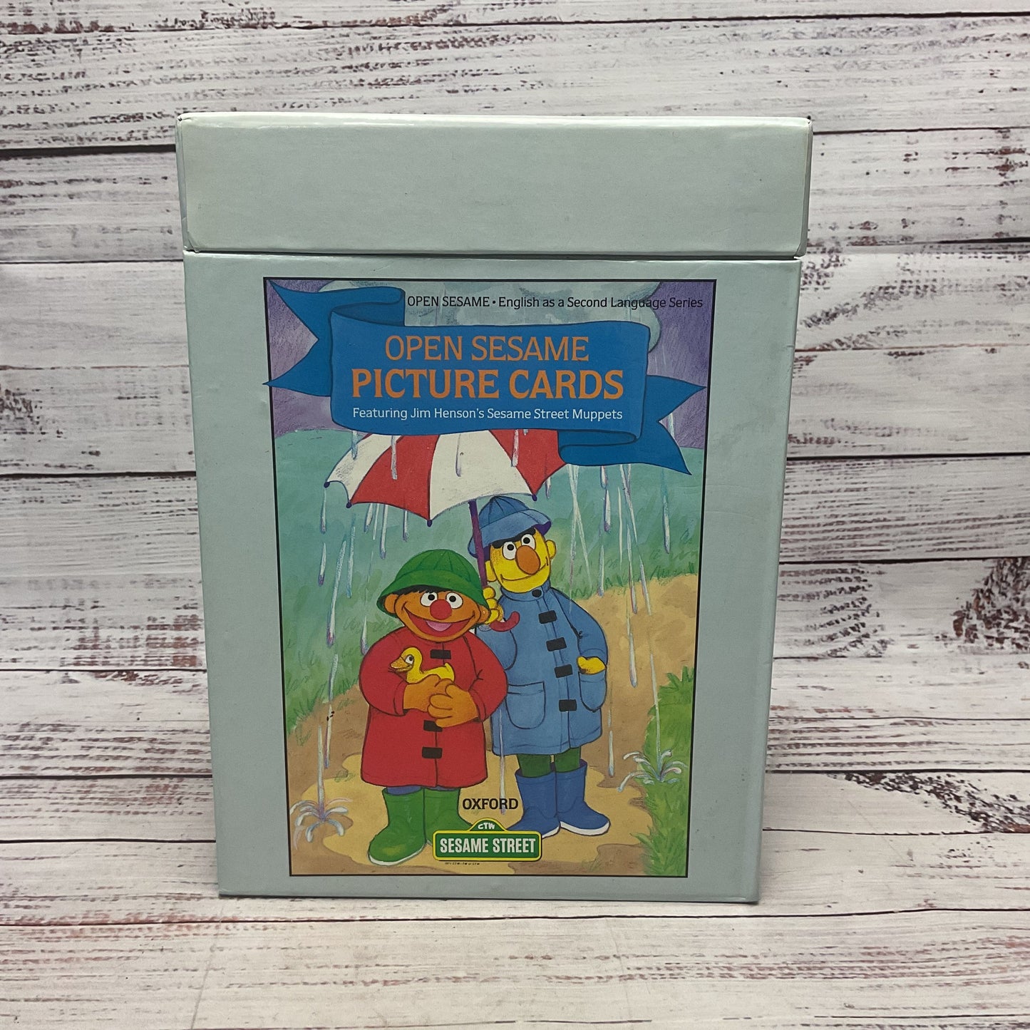 Sesame Street Large Picture Cards English As Second Language 75 Cards