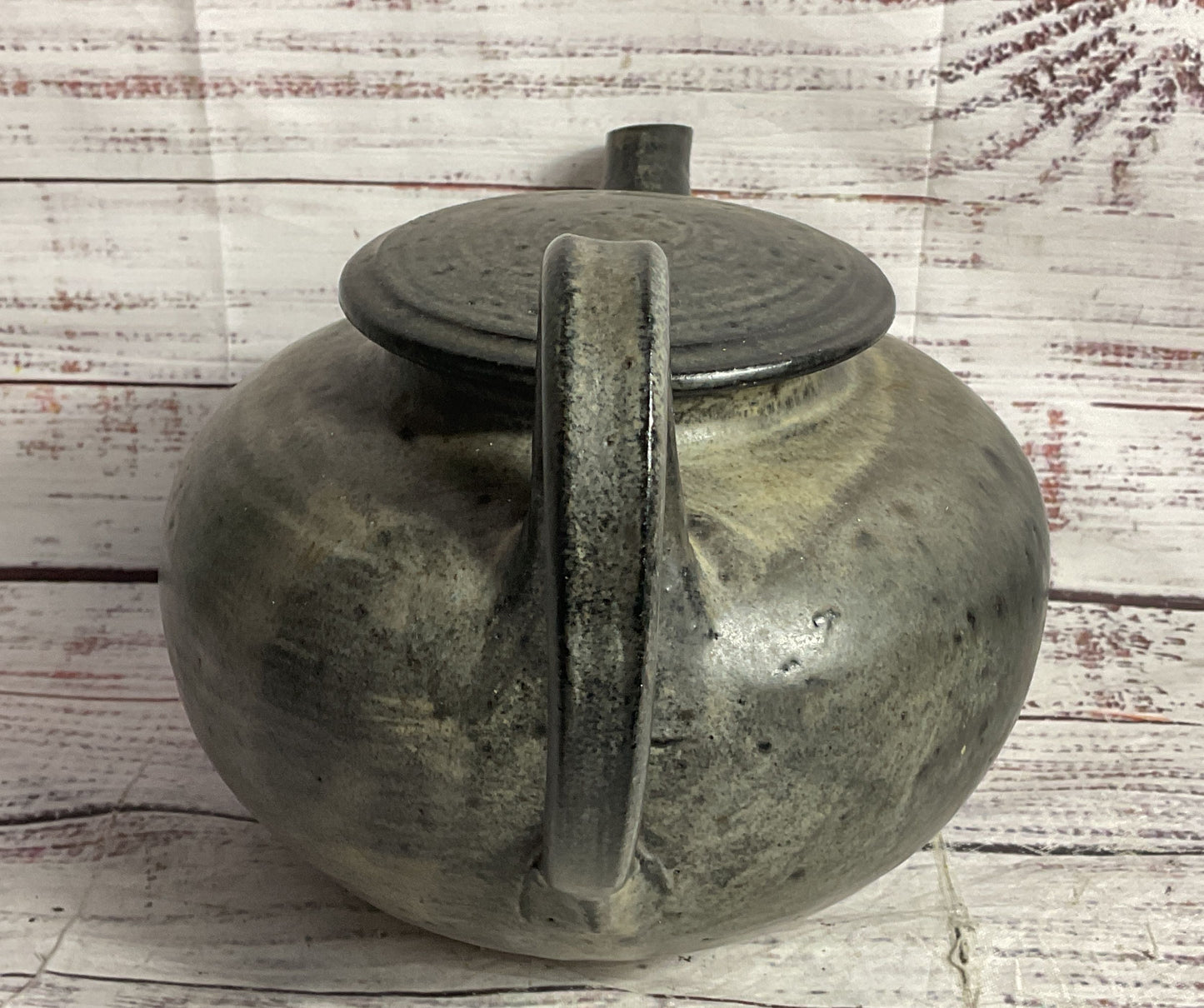 Modern Handmade Ceramic Japanese Style 5.5" Tea Pot Gray