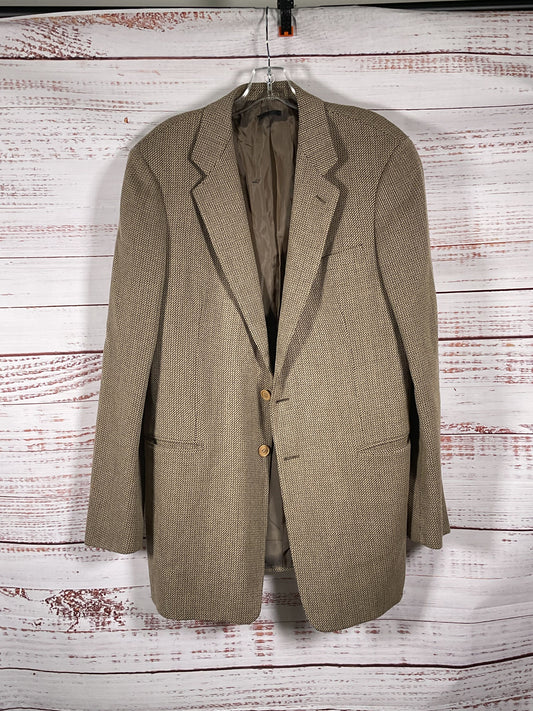 Giorgio Armani Beige Borgo 21 Blazer - Size 56 Long
