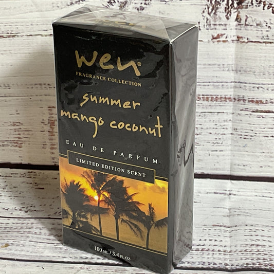 NEW SEALED WEN Summer Mango Coconut Eau De Parfum-100ml/ 3.4fl.oz (2 OF 2)