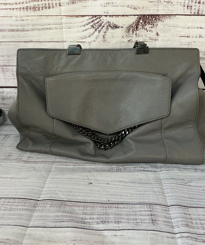 Women's Milly Gray Leather Handbag GREAT CONDITION!!