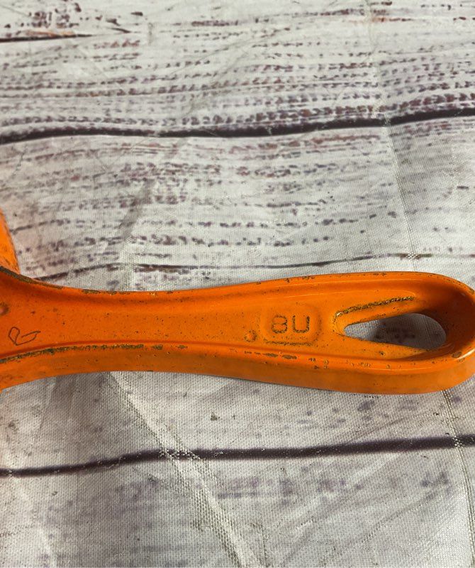 Vintage Le Creuset 6 1/2" Small Skillet Frying Pan Enameled Cast Iron Orange