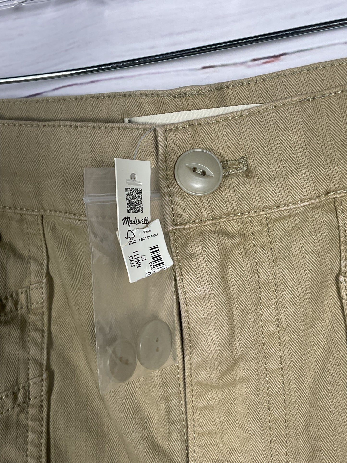Madewell Tan Cargo Pants - Size 27