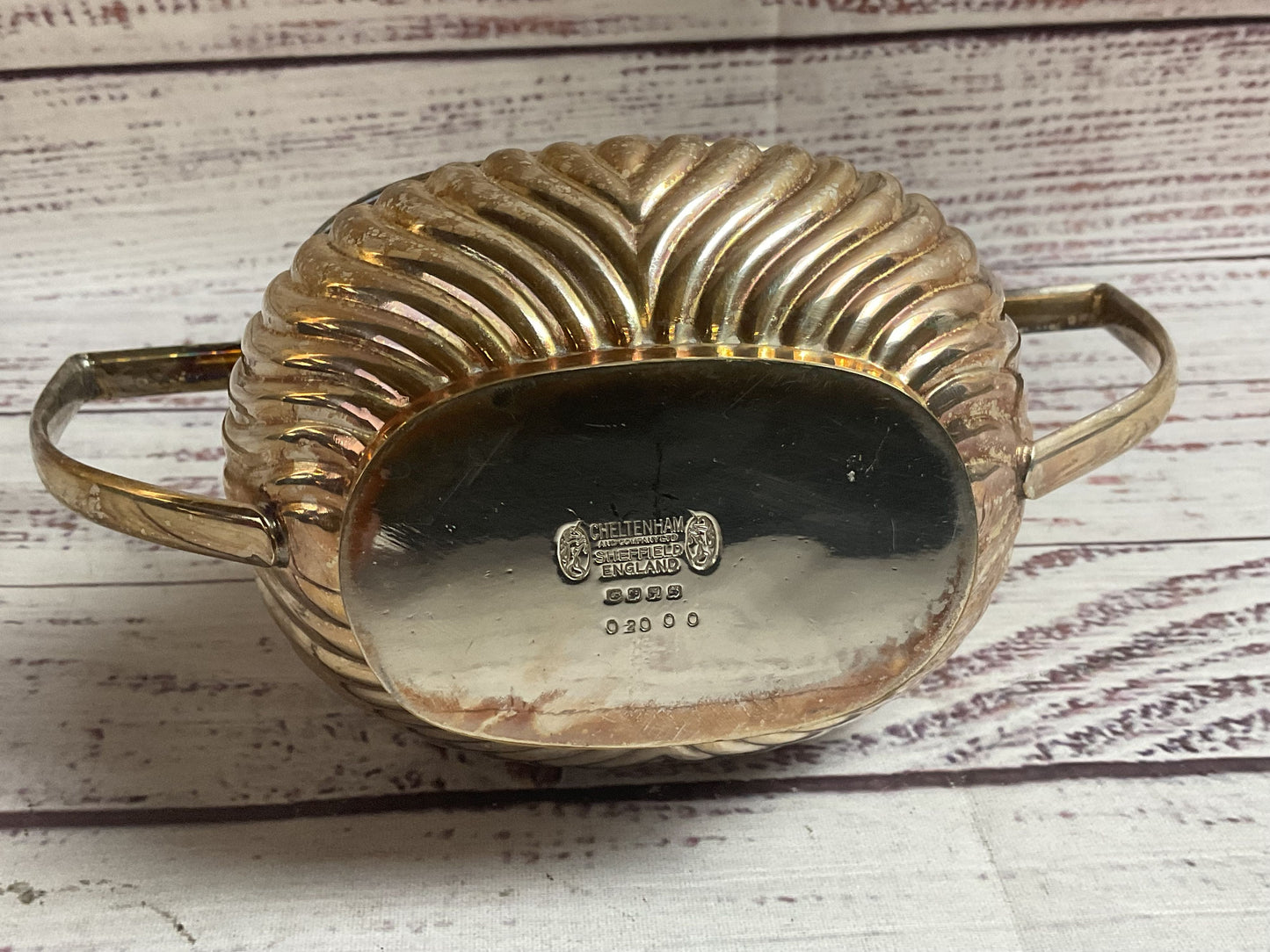 Vintage Cheltenham Sheffield Silverplated Cream Bowl