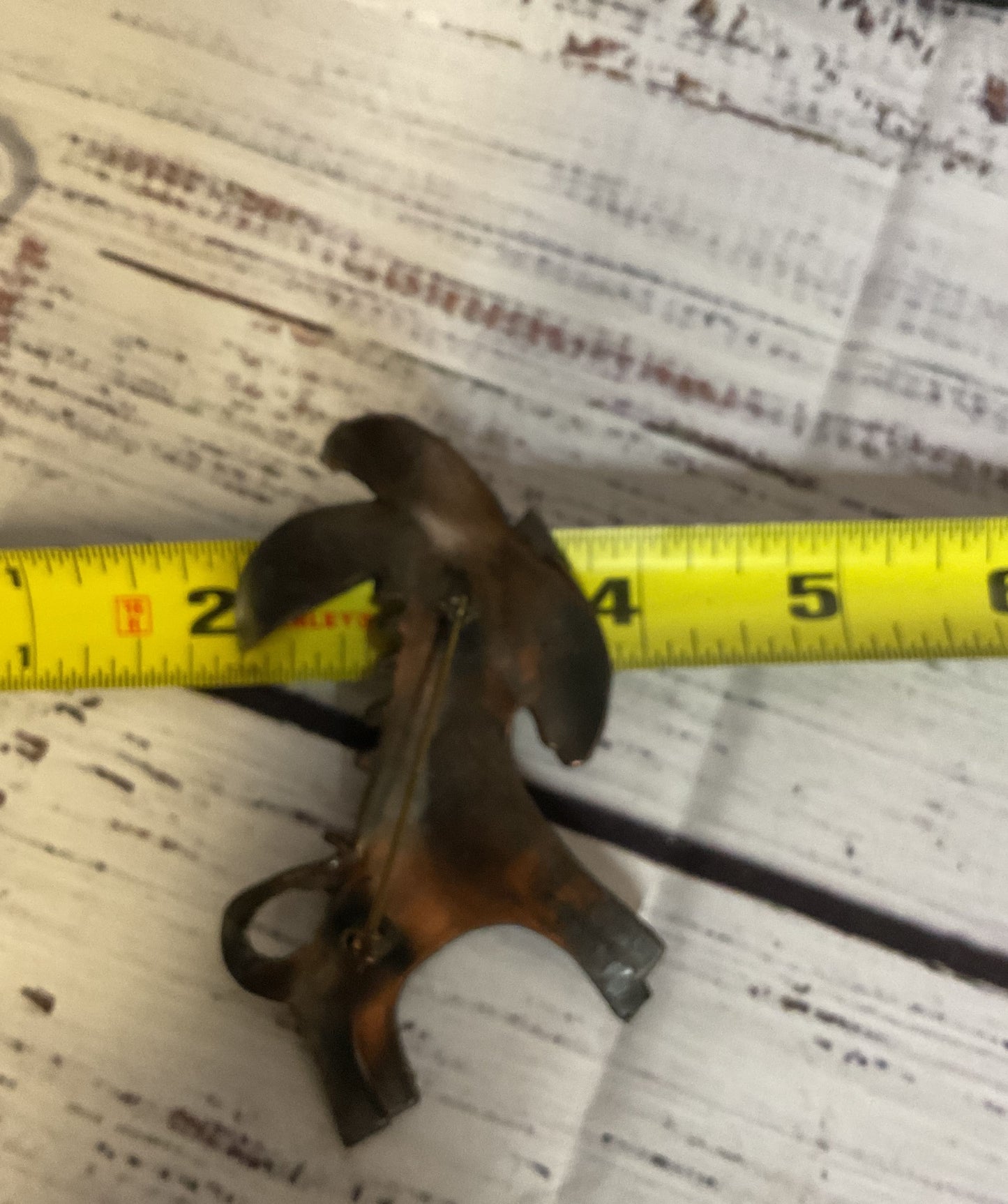 Unbranded Copper Vintage Donkey Brooch