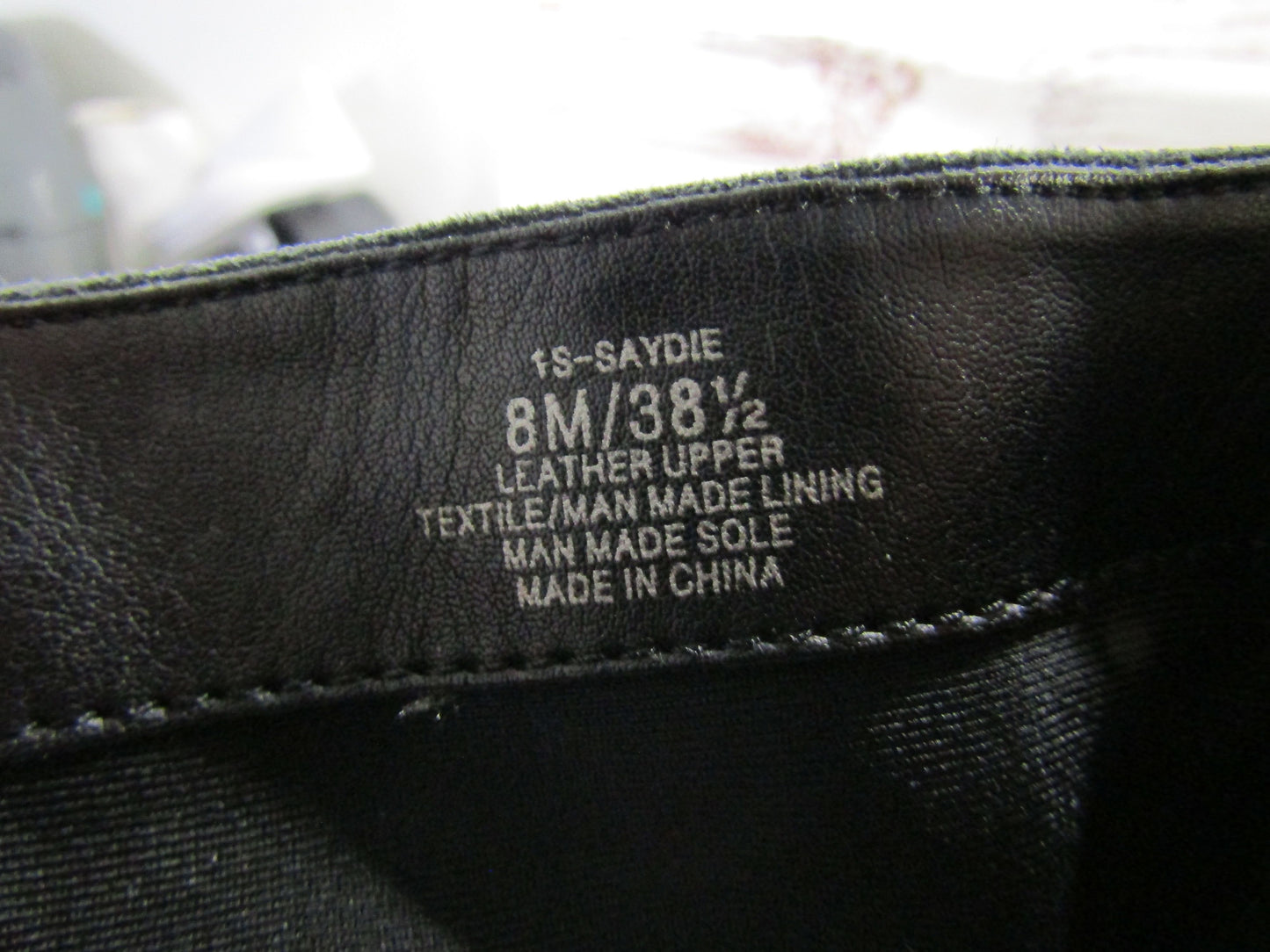 1.State Saydie Women's Black Suede Zip Ankle Boots Size 8